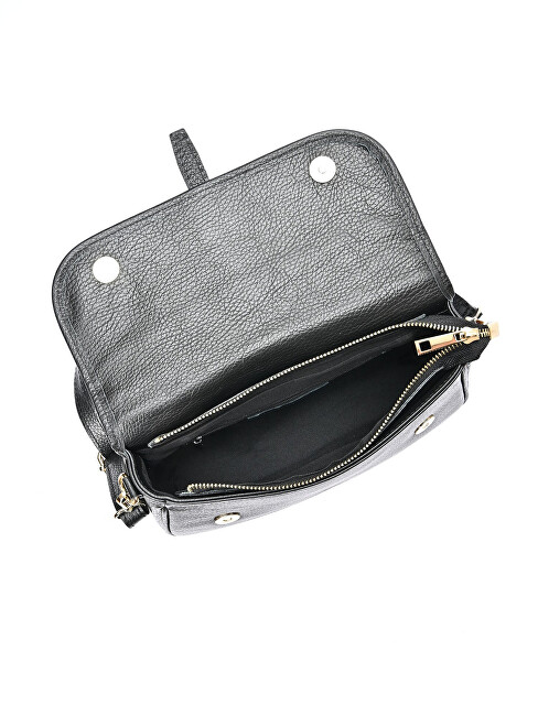 Luisa Vannini Dámská kožená crossbody kabelka LV 1938 Nero