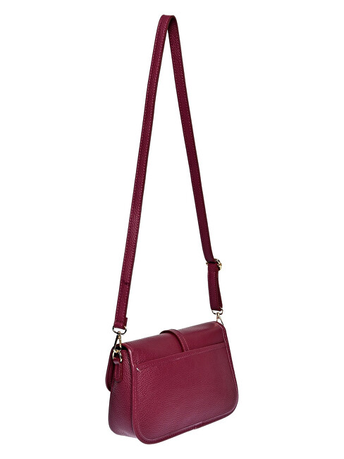 Luisa Vannini Dámská kožená crossbody kabelka LV 1938 Vino