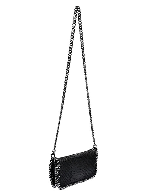 Dámská kožená crossbody kabelka LV 8060 Nero