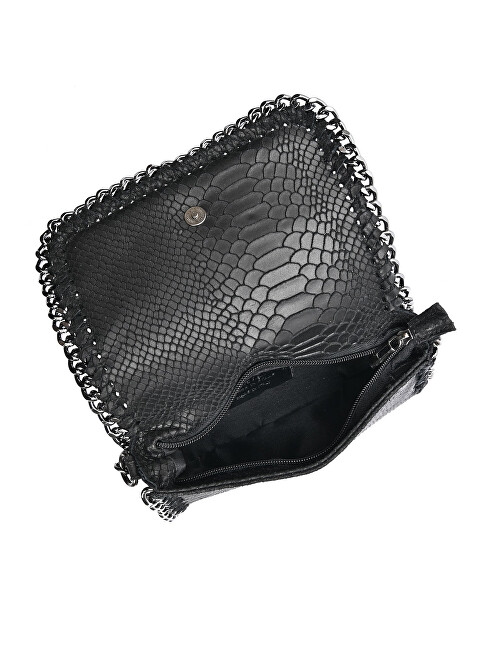 Dámská kožená crossbody kabelka LV 8060 Nero