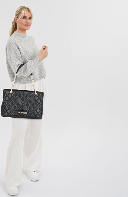 Love Moschino Dámská kabelka JC4145PP0MLA000B black/silver