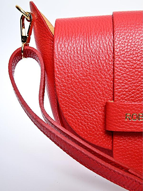 Roberta M Dámská kožená crossbody kabelka 1870T Rosso