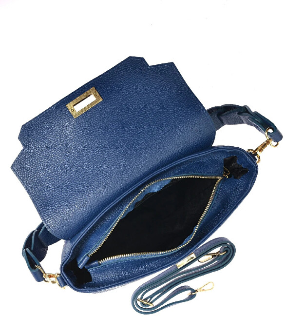 Roberta M Dámská kožená kabelka RM1810T BLU D24