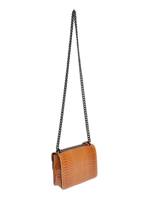 Dámská kožená kabelka RM8140 Cognac