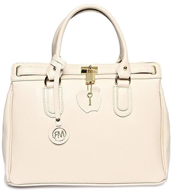 Roberta M Dámská kožená kabelka RM1805 Beige