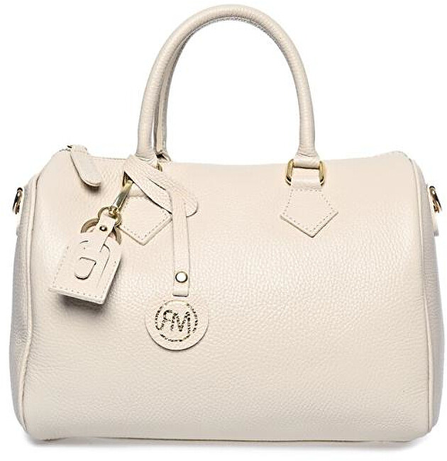 Roberta M Dámská kožená kabelka RM1897 Beige