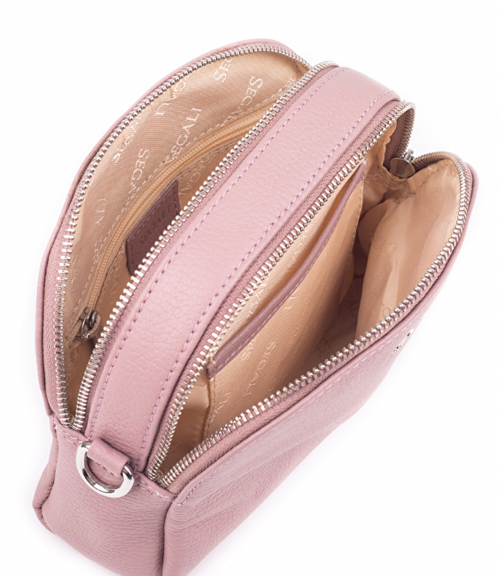 Dámská kožená crossbody kabelka 12 Cameo Rose