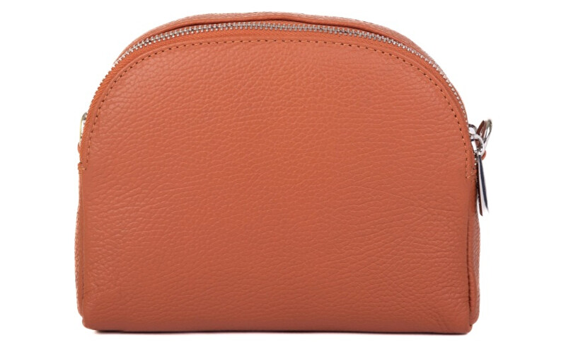 Dámská kožená crossbody kabelka 12 cuoio