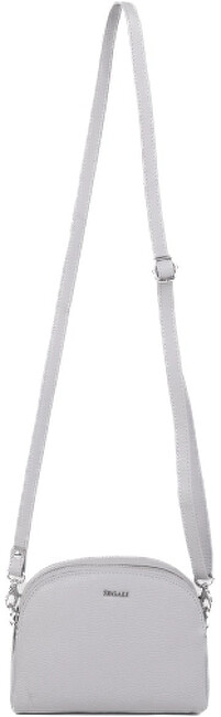 SEGALI Dámská kožená crossbody kabelka 12 Grey