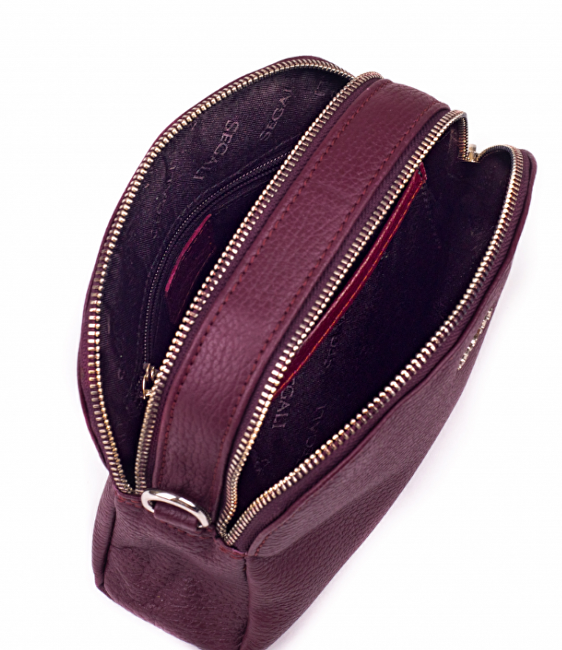 Dámská kožená crossbody kabelka 12 Marshala