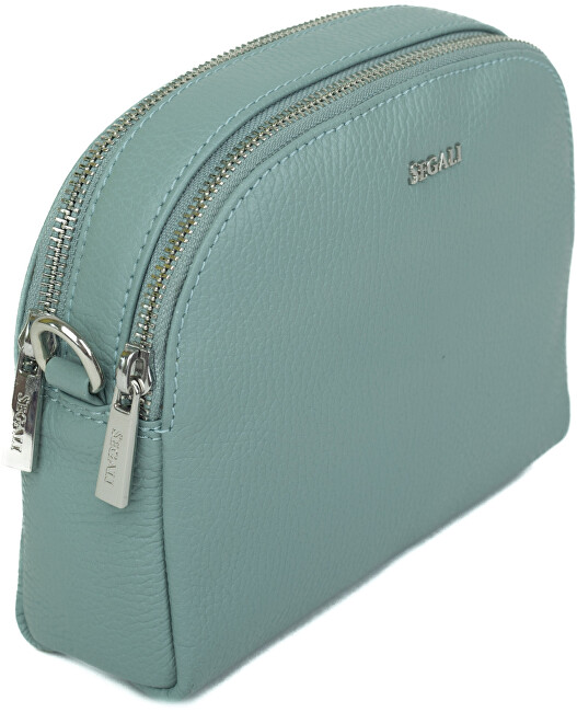 SEGALI Dámská kožená crossbody kabelka 12 sage