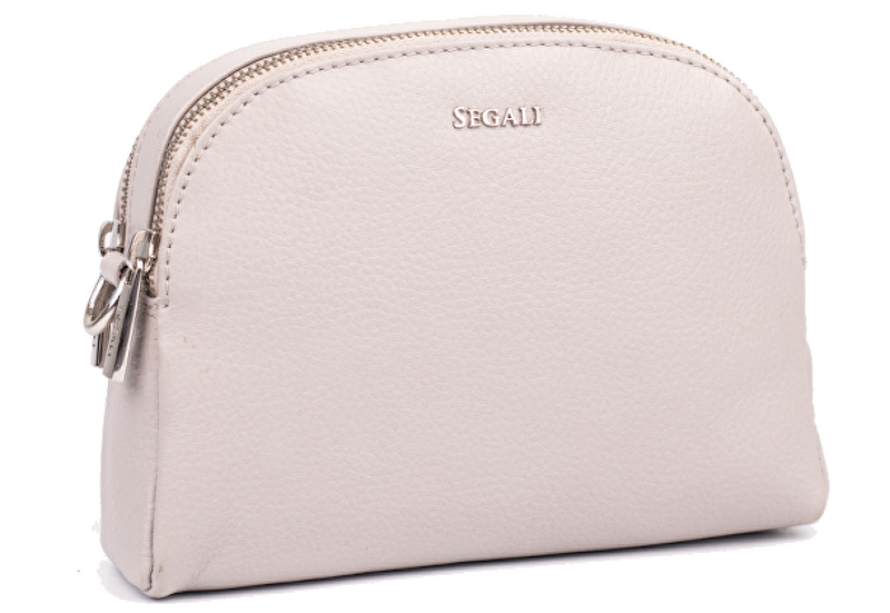 SEGALI Dámská kožená crossbody kabelka 12 Grey