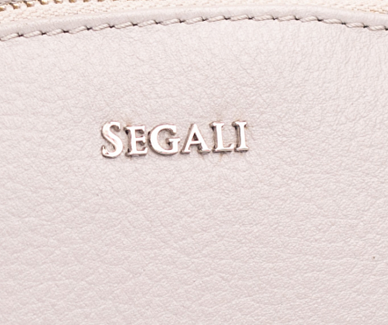 SEGALI Dámská kožená crossbody kabelka 12 Grey
