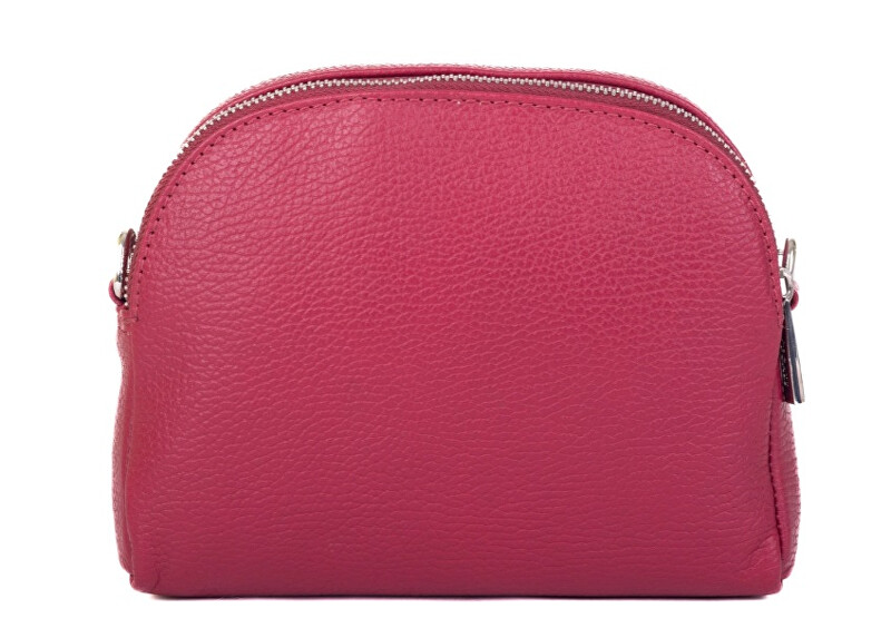 SEGALI Dámská kožená crossbody kabelka 12 viva magenta