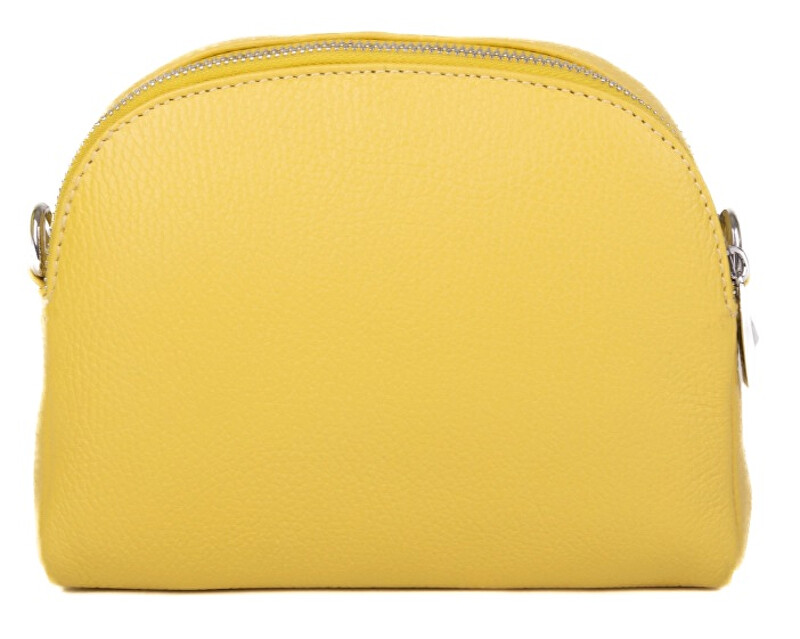 SEGALI Dámská kožená crossbody kabelka 12 yellow