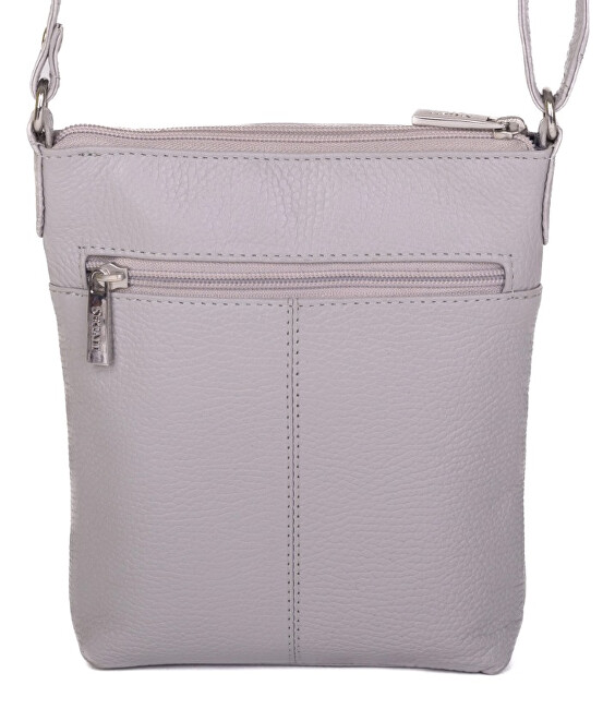 SEGALI Dámská kožená crossbody kabelka 7001 B grey
