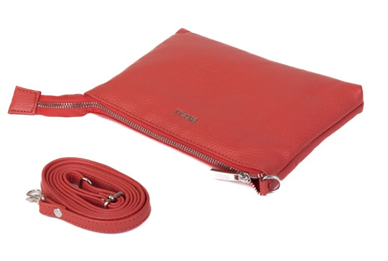 SEGALI Dámská kožená crossbody kabelka A6B aragosta