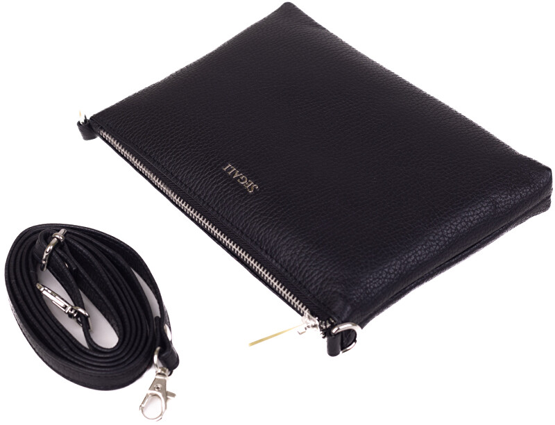 SEGALI Dámská kožená crossbody kabelka A6C black