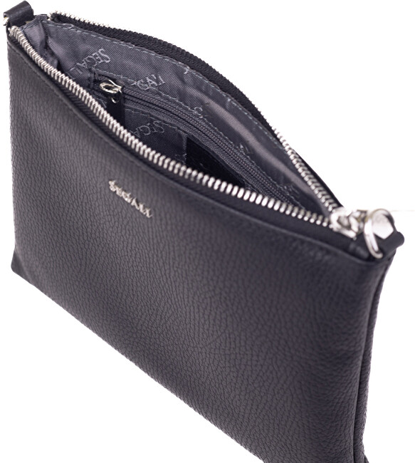 SEGALI Dámská kožená crossbody kabelka A6C black