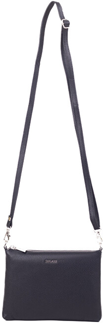 SEGALI Dámská kožená crossbody kabelka A6C black