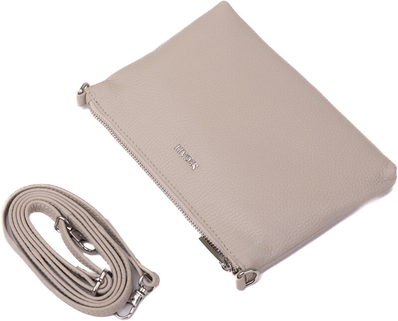SEGALI Dámská kožená crossbody kabelka A6C blanco roto