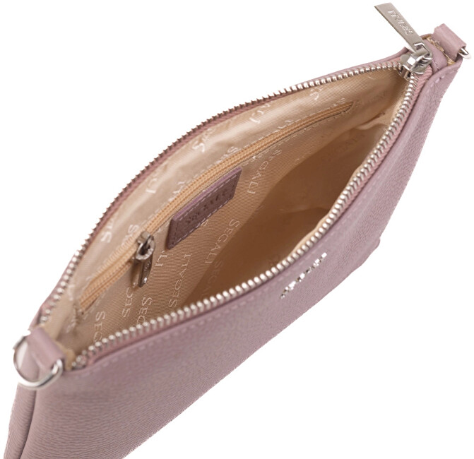 SEGALI Dámská kožená crossbody kabelka A6C cameo rose