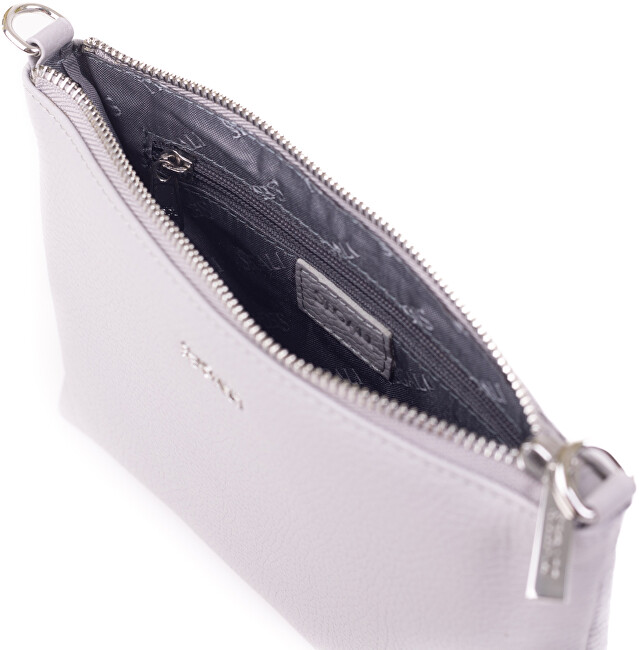 SEGALI Dámská kožená crossbody kabelka A6C grey