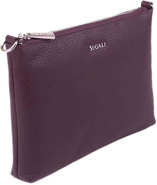 SEGALI Dámská kožená crossbody kabelka A6C marshala