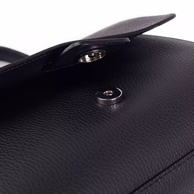 SEGALI Dámska kožená crossbody kabelka Rosy Black