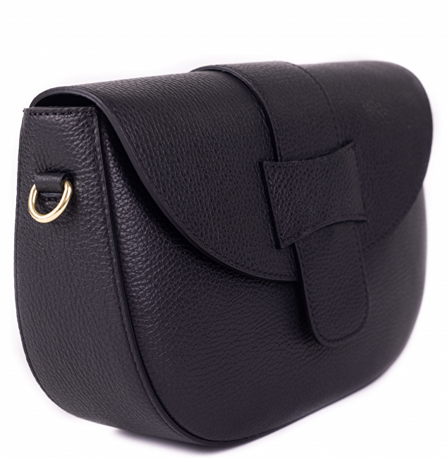SEGALI Dámská kožená crossbody kabelka Vanesa Black