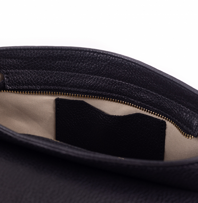 SEGALI Dámská kožená crossbody kabelka Vanesa Black