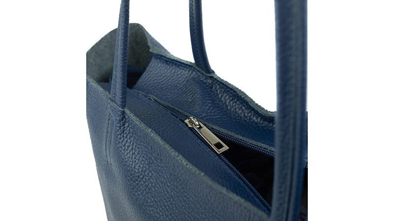 Dámská kožená kabelka Hobo Adele dark blue