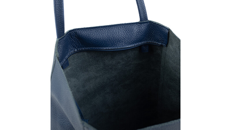 Dámská kožená kabelka Hobo Adele dark blue