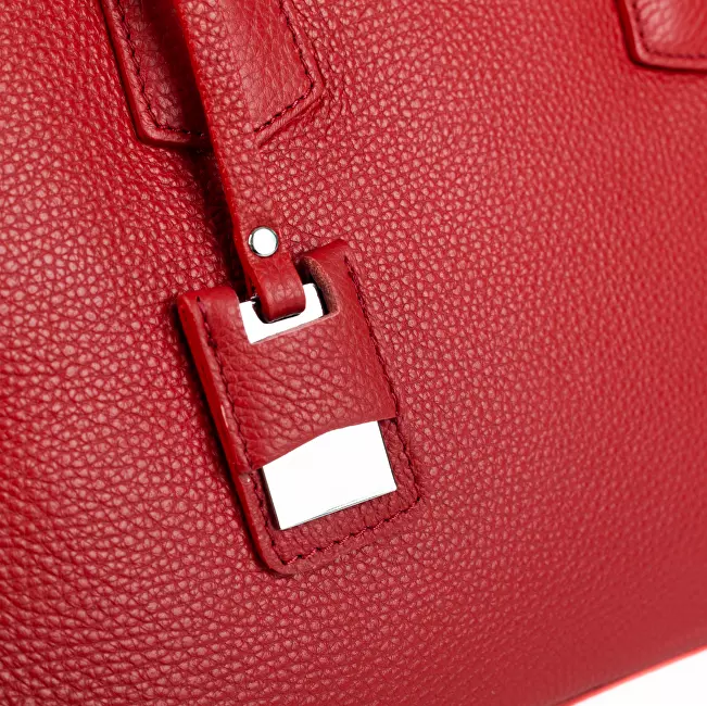 SEGALI Dámská kožená kabelka Donna Red