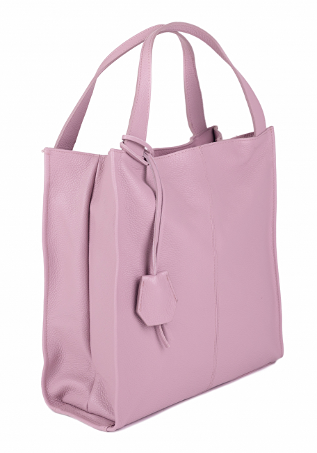 Dámská kožená kabelka Elisa Pink