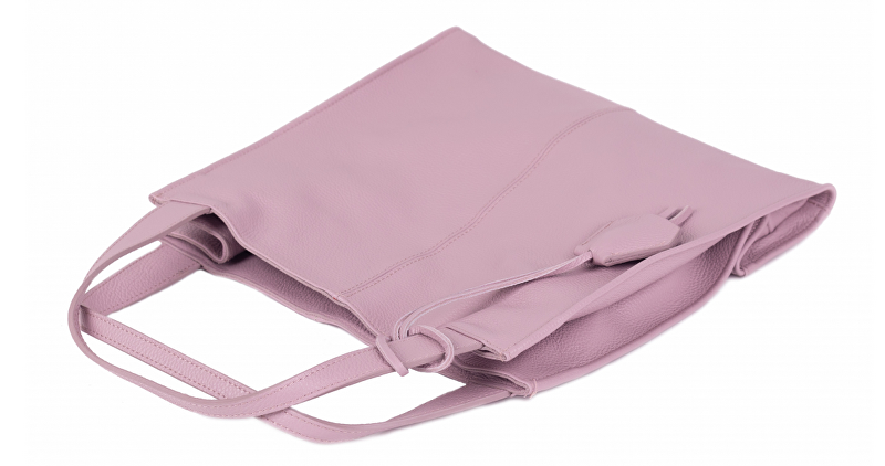 Dámská kožená kabelka Elisa Pink