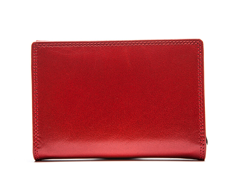 SEGALI Dámská kožená peněženka 100 B red/black