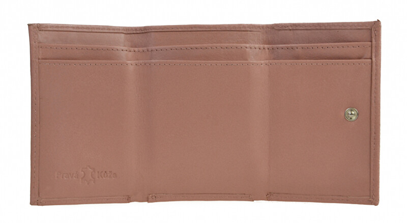 SEGALI Dámská kožená peněženka 1756 baby pink