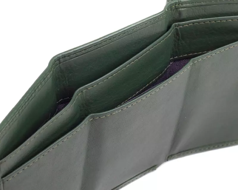 SEGALI Dámská kožená peněženka 1756 green