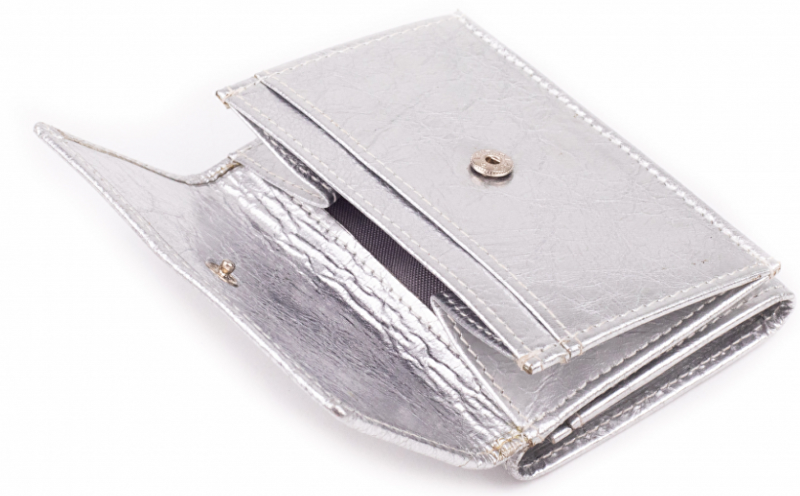 Dámská kožená peněženka 1756 silver shiny
