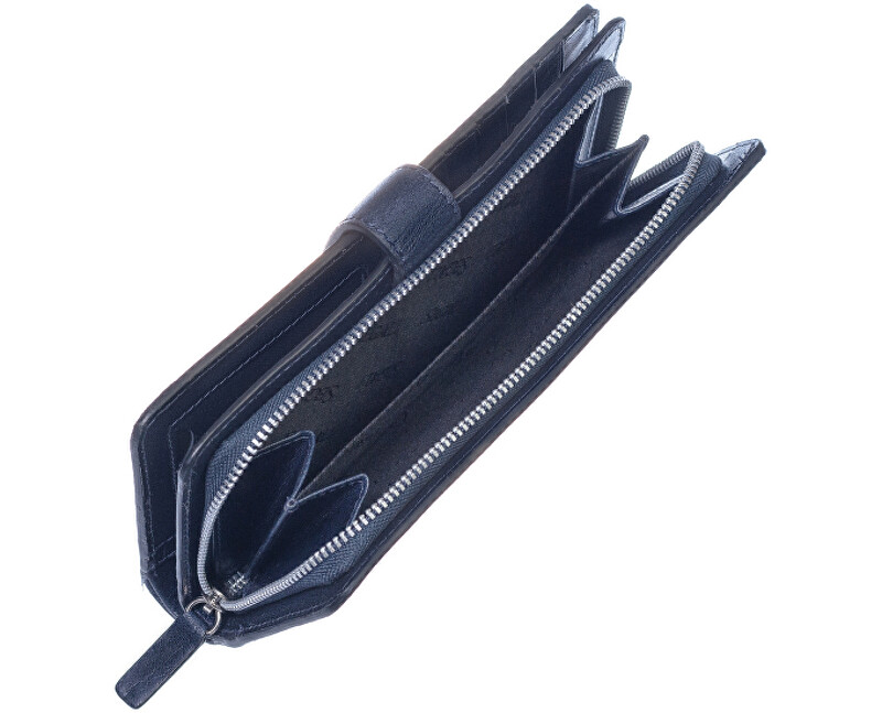 SEGALI Dámská kožená peněženka 3489 dark blue