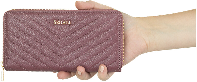 Dámská kožená peněženka 50509 purple