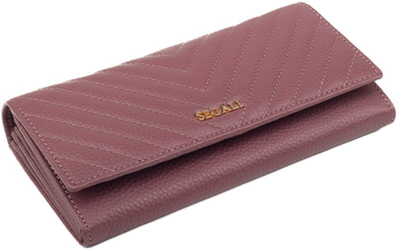 SEGALI Dámská kožená peněženka 50511 purple