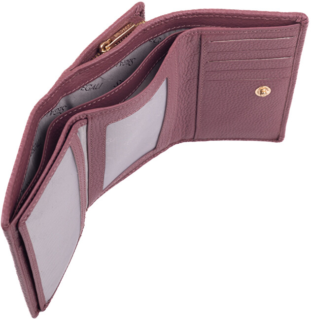 SEGALI Dámská kožená peněženka 50512 purple