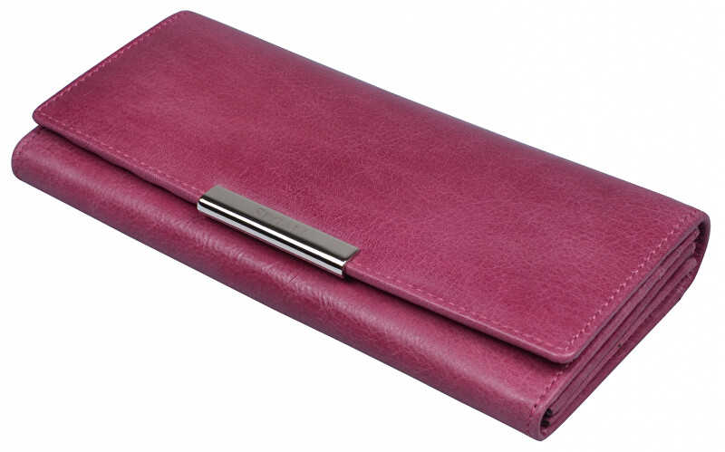Dámská kožená peněženka 7066 fucsia