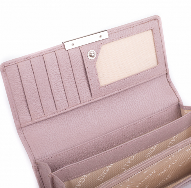 Dámská kožená peněženka 7066 rose