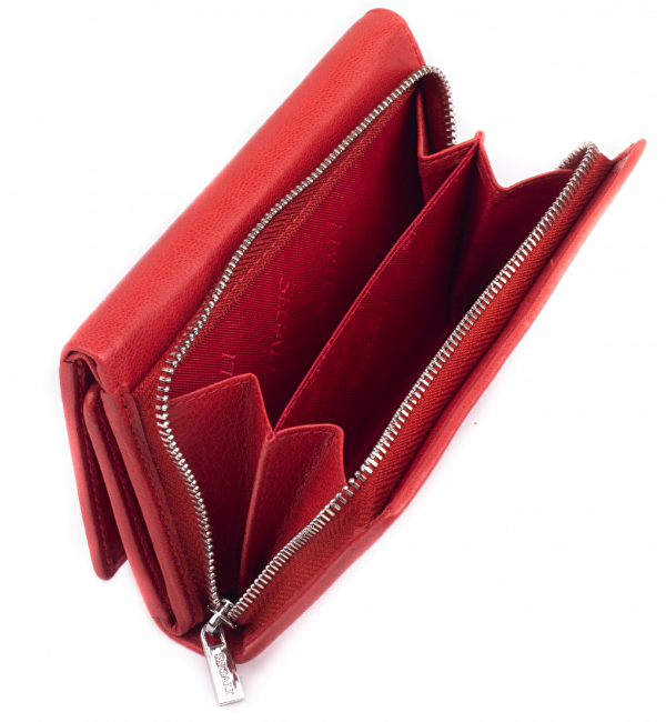 SEGALI Dámská kožená peněženka 7074 S red