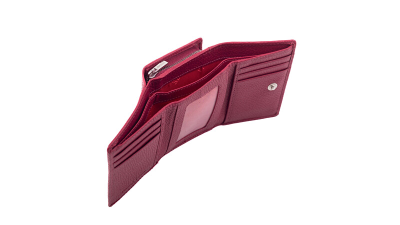 Dámská kožená peněženka 7106 B viva magenta