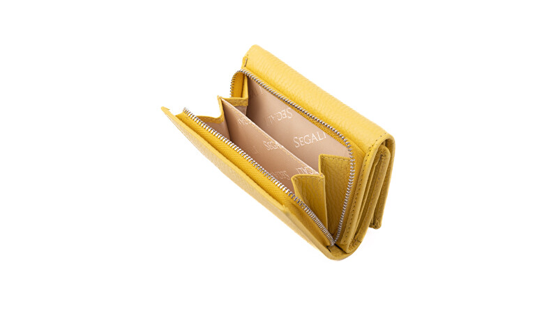 SEGALI Dámská kožená peněženka 7106 B yellow new