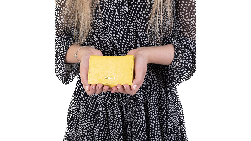 SEGALI Dámská kožená peněženka 7106 B yellow new
